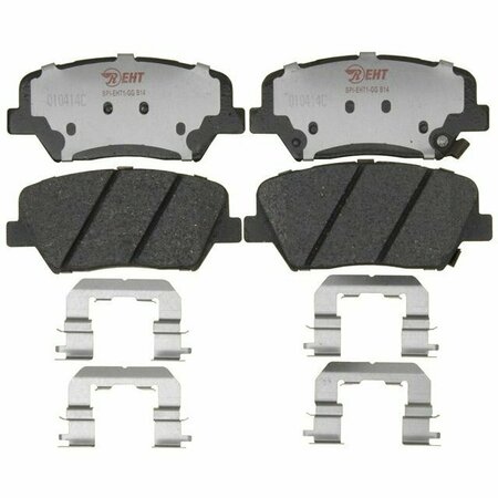 R/M BRAKES BRAKE PADS OEM OE Replacement Hybrid Technology Includes Mounting Hardware EHT1432H